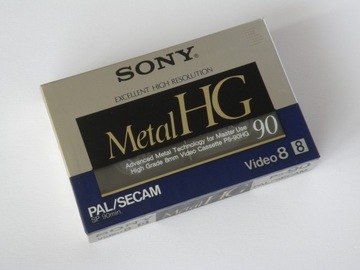 Kaseta Video 8 Sony Metal HG 90