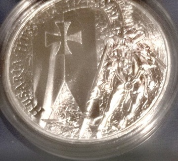moneta HUSARIA 2, 1 grosz Polski, 1oz999,9,rarytas