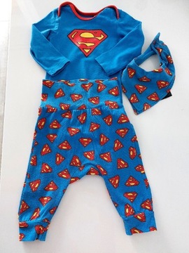 Komplet niemowlęcy H&M superman 62