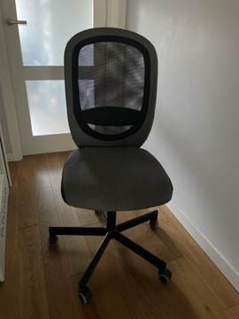Fotel IKEA Flintan szary - krzesło biurowe