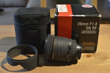Obiektyw szerokokątny Sigma 20mm 1.8 EX DG pod NIK