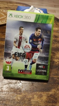 FIFA 16 PL XBOX 360 Pudełko