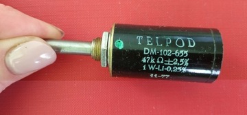 Potencjometr warst. TELPOD  DM-102-655 47kOhm 1W