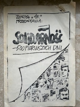 komiks Solidarność  - 500 pierwszych dni