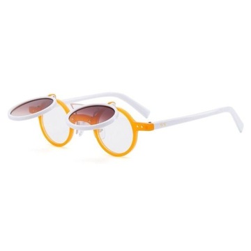 LATO '23! Okulary przeciwsłoneczne STEAMPUNK UV400