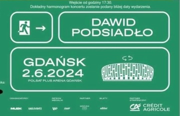 BILETY NA KONCERT DAWIDA PODSIADŁO