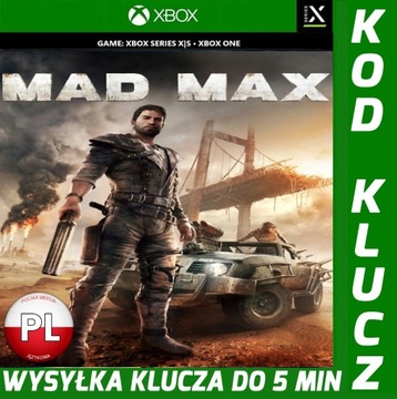MAD MAX PL XBOX S / X  SERIES X / S I KOD I KLUCZ