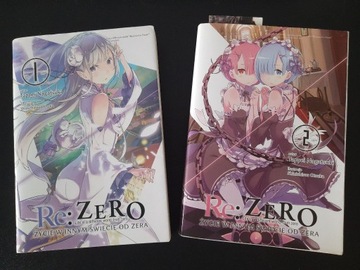 Re:Zero Light Novel #01 i #02