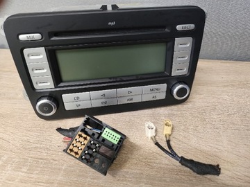 Kostki ISO radia ante VW RCD300 MP3 Passat b6 golf