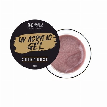 NAILS COMPANY  UV ACRYLIC GEL - SHINY ROSE 50G