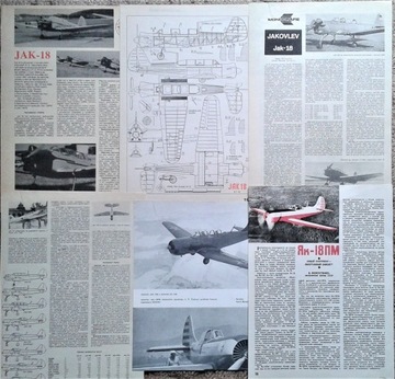 Samolot sportowy Jak - 18 > dok. modelarska