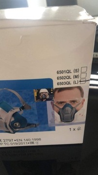 3M 6503QL maska półmaska lakiernicza L 6500