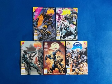 Zestaw komiksów X4 X-Men Fantastyczna Czwórka 1 - 5 Mandragora komplet
