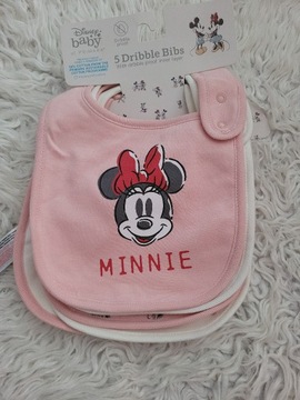 Śliniaki Minnie 5 pack Disney 