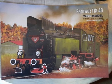 Model kartonowy Angraf Parowóz TKt48 - offset