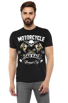 MĘSKA KOSZULKA  T -shirt z NADRUKIEM Motorcycle