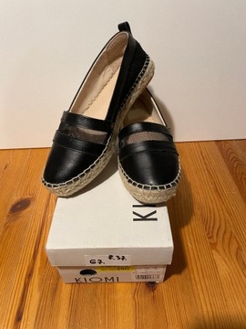  NOWE Espadryle KIOMI r.37 czarne