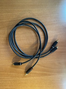 Kabel Klotz stereo analogowy  ok. 130 cm z wtykami