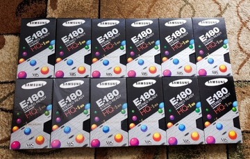 12 x Kaseta VHS Samsung E-180