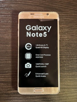 Telefony Samsung Note 5
