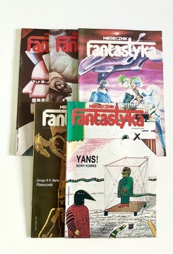 Miesięcznik Fantastyka - ROK 1986 - 5 numerów