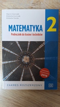 Matematyka 2 Podręcznik do liceów i techników  Zakres Rozszerzony