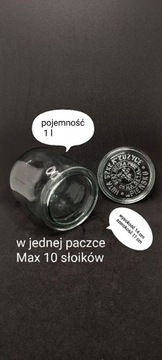 Słoiki weki 1l PRL