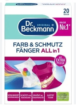 Chusteczki pochłaniające kolor 20szt Dr.Beckmann