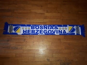 Szalik Bośnia i Hercegowina - szal piłkarski kibic