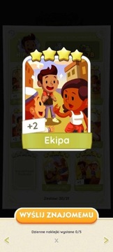 "EKIPA"- naklejka monopoly go / 20
