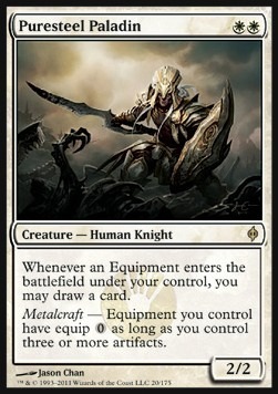 Puresteel Paladin NPH - MTG