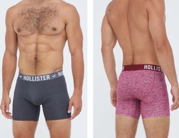 NOWE Hollister bokserki męskie 3 sztuki komplet M