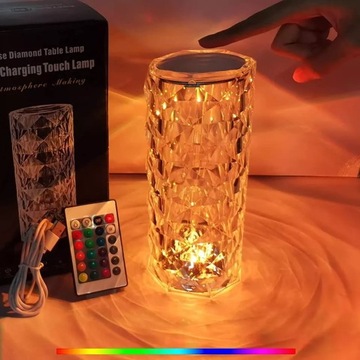 Lampka stołowa Rose Diamond RGB Led
