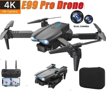 Dron E99 Pro 4k z pilotem i połączeniem wifi