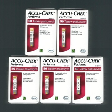 Paski testowe Accu-Chek Performa (5 op. 250 sztuk)