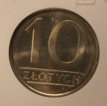 10 ZŁ ZŁOTYCH 1984  GCN MS68 SKRĘTKA