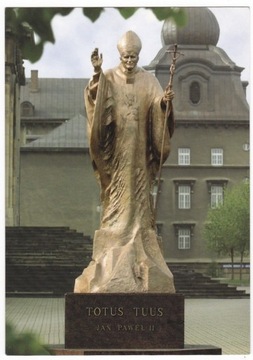 Jan Paweł II - Katowice - Pomnik JP II - Pocztówka