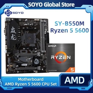 SOYO AMD B550M Dragon z AMD Ryzen 5 5600