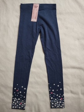 Legginsy niebieski 128 