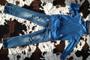 Spodnie jeansy Sweter chłopięcy Zara rozmiar 116