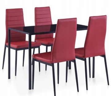 Zestaw mebli do jadalni, stół + krzesła