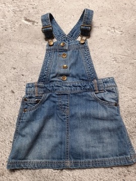 Spódnica jeans ogrodniczka F&F r. 104 3-4lata