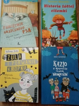 Zestaw książek dla dzieci w wieku 6-12 lat