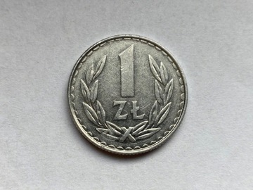 Moneta 1 złoty zł 1987 rok