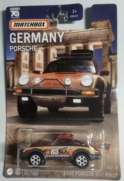 MATCHBOX GERMANY 1985 Porsche 911 Rally HPC58