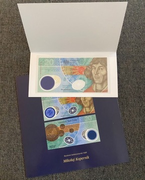 20 zł Mikołaj Kopernik + folder
