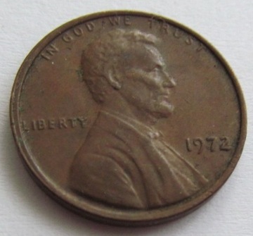 1 cent USA 1972 r. 