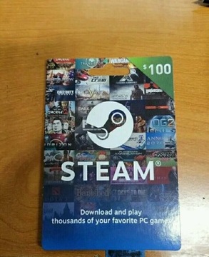 Karta podarunkowa Steam o wartości 100$ TWD! 