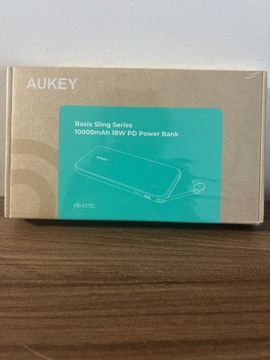 Powerbank Usb c nowy płaski super gadżet aukey