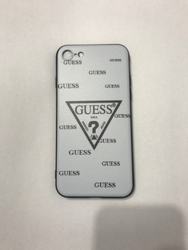 Etui silicon case iPhone 7 8 guess biały